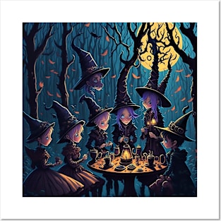 witch gathering halloween 2023 Posters and Art